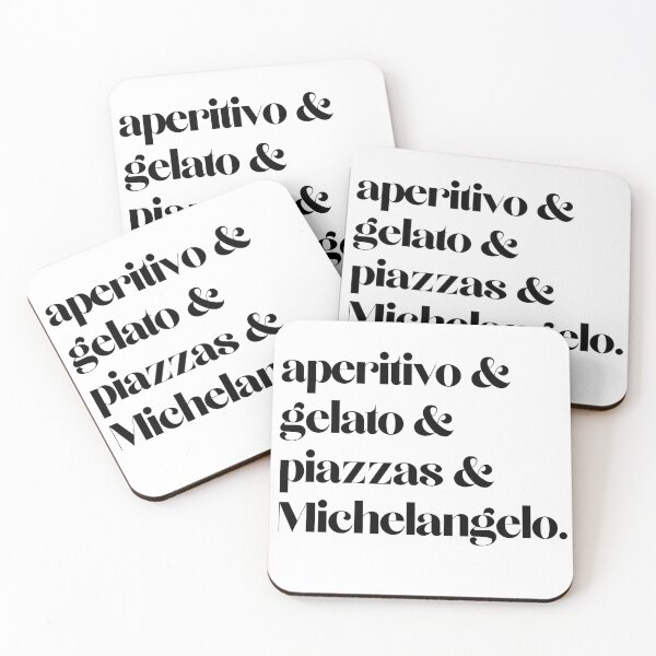 Item preview, Aperitivo, Gelato, Piazzas, and Michelangelo designed and sold by travelitalia.