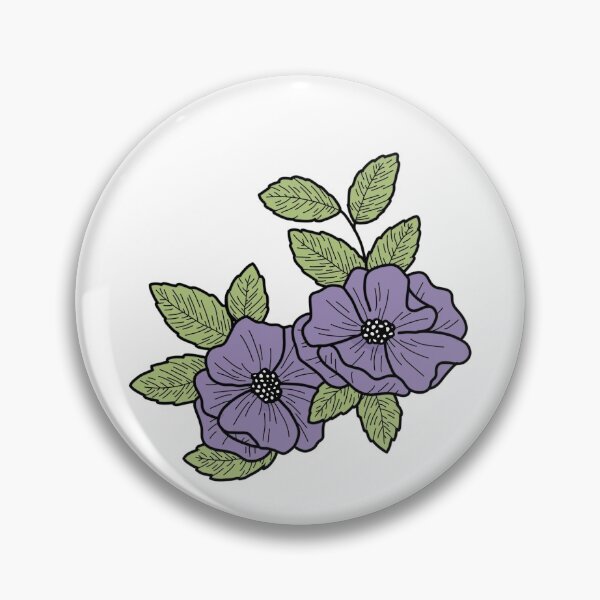Item preview, Purple Flowers designed and sold by Mandy Stokes.