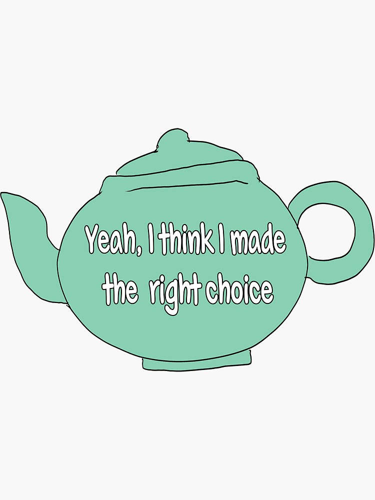 "Teapot The Office" Sticker for Sale by Kmizzle Redbubble