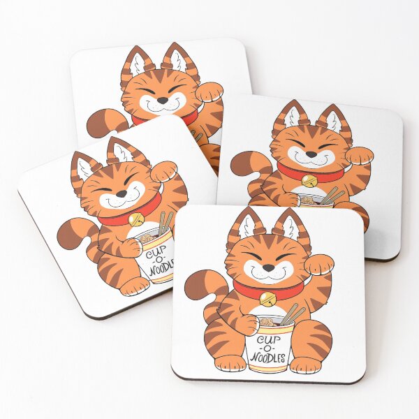 Item preview, Lucky Cat Cup-O-Noodles "Orange Tabby" designed and sold by MillyD13.