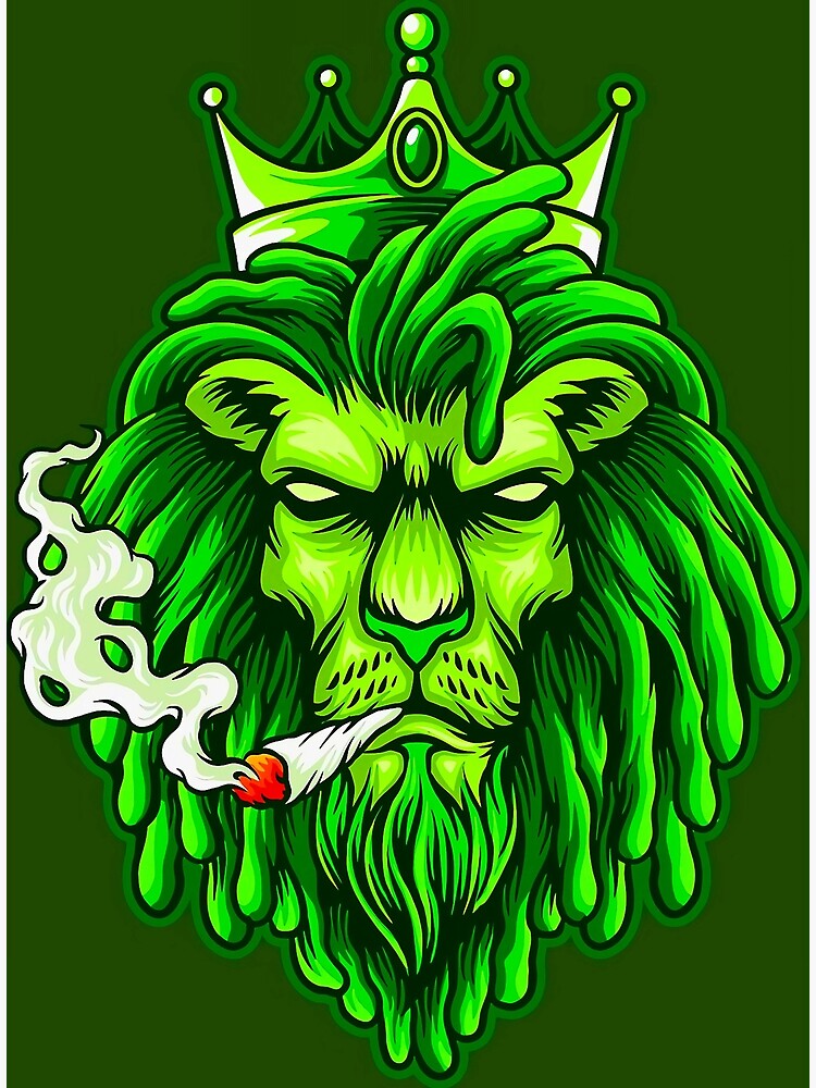 "Animal Green Lion King" Poster by Estevarocha Redbubble