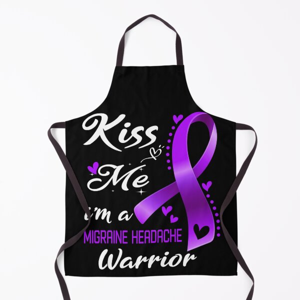 Item preview, Kiss Me I'm A Migraine Headache Warrior designed and sold by hvoid41.