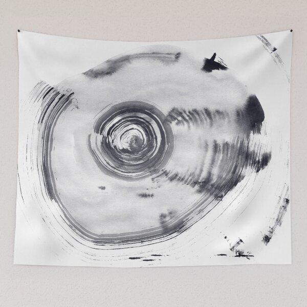 Item preview, ink explorations (107) - abstract black india ink painting designed and sold by expl-rations.