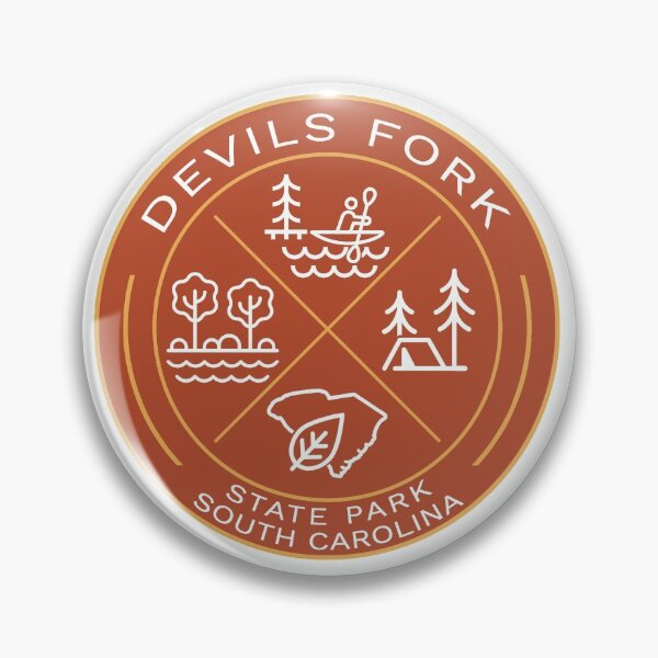 Item preview, Devils Fork State Park Heraldic Logo designed and sold by VanyaKar.