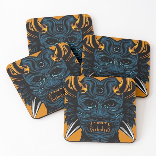 Item preview, Scary Samurai Devil Mask Shirt designed and sold by YSNbr.