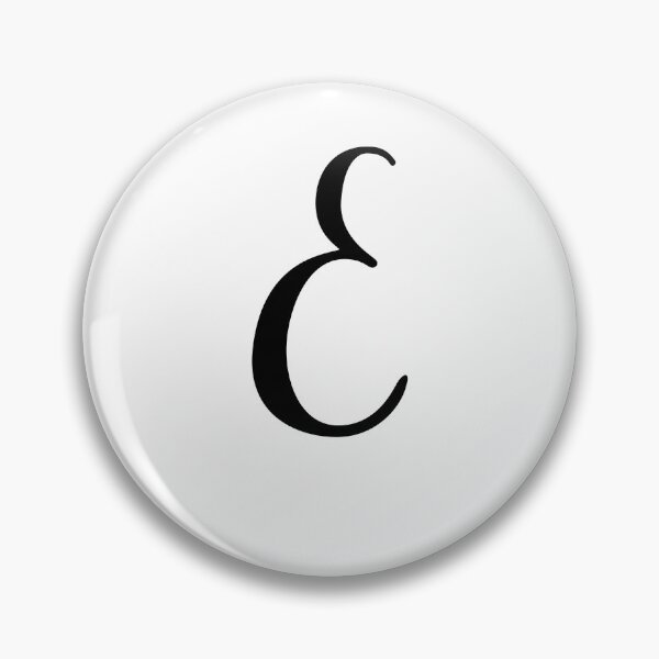 Item preview, Italic Monogram Letter E designed and sold by JustSeasons.