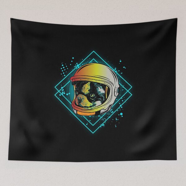 Item preview, Pug pug dog astronaut, dog lover design graphic designed and sold by brunsch-print.