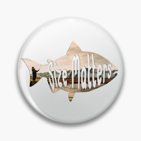 Item preview, Size Matters Fishing Print designed and sold by Narkusdesign.