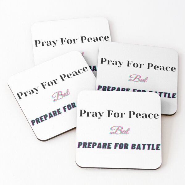 Item preview, Pray For Peace But Prepare For Battle designed and sold by Fabuluss4Life.