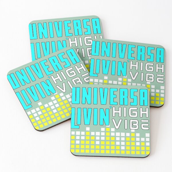 Item preview, Neon Universal Livin High Vibe - Inspirational designed and sold by ViewerEqualsPhoton.