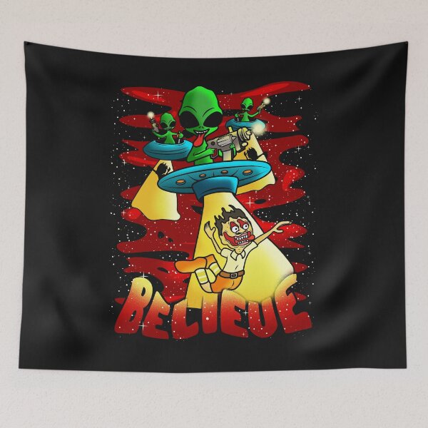 Item preview, UFO Aliens Believe Gift designed and sold by woormle.