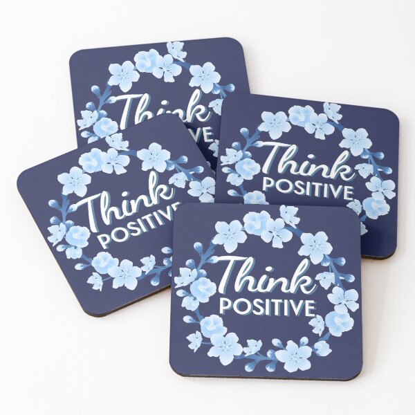 Item preview, THINK POSITIVE, Positive quote designed and sold by AmazingEcraft.
