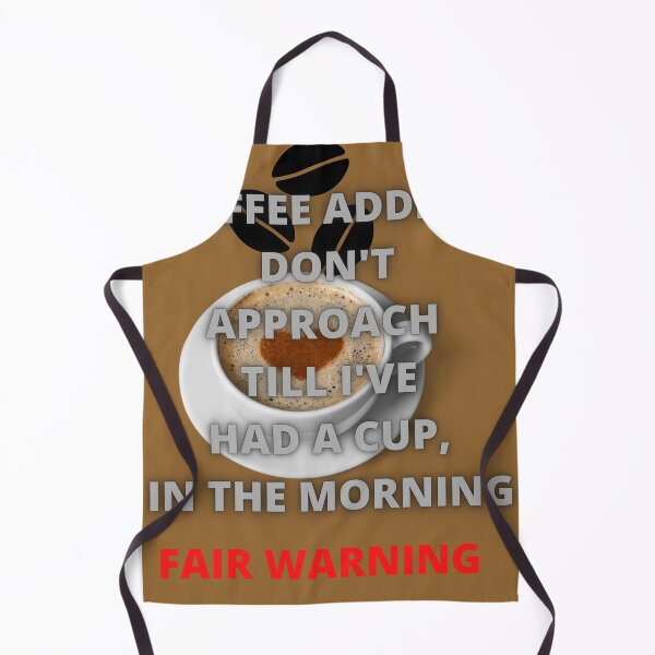 Item preview, Coffee Addict. fair warning. designed and sold by Highhocreations.