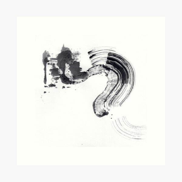 Item preview, ink explorations (108) - abstract black india ink painting designed and sold by expl-rations.