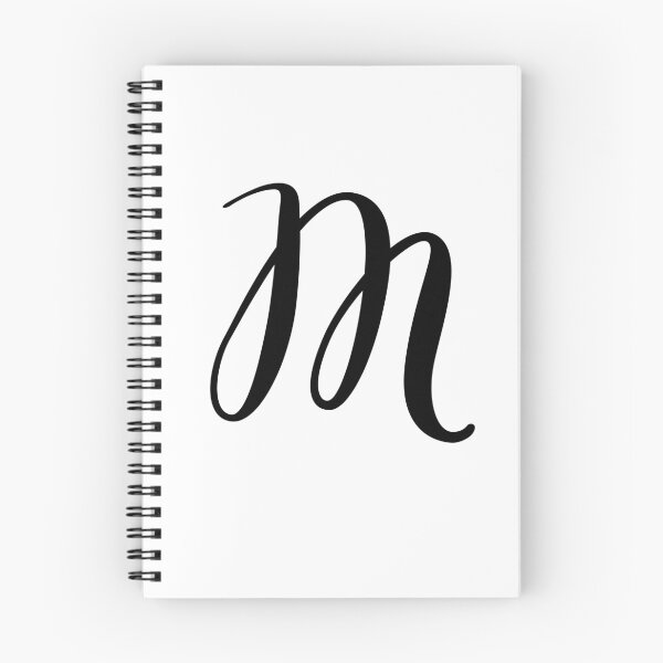 Item preview, Italic Monogram Letter M designed and sold by JustSeasons.