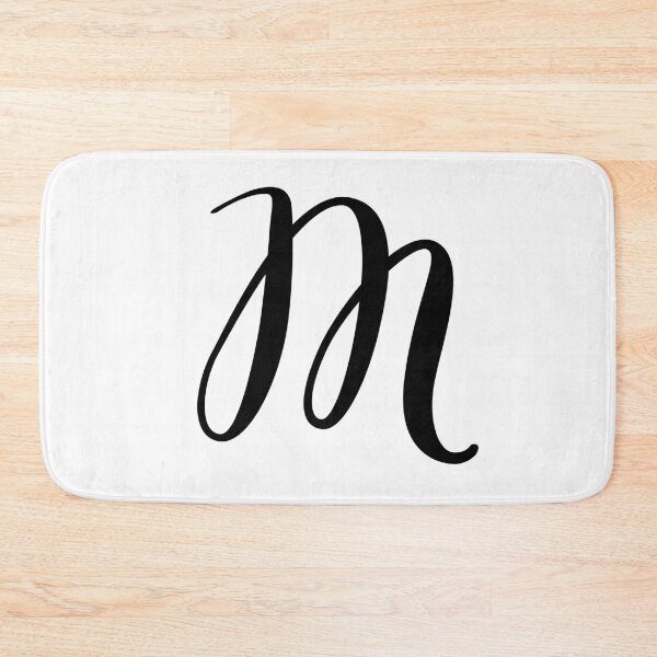 Item preview, Italic Monogram Letter M designed and sold by JustSeasons.