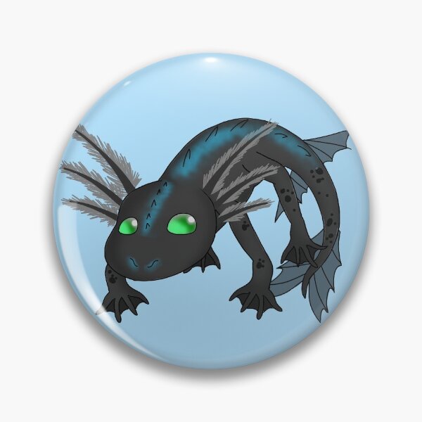 Item preview, Axolotl Night Fury  designed and sold by TheArtistDT207.