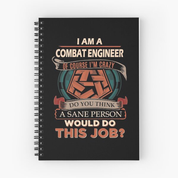Item preview, Combat Engineer T Shirt - Sane Person Gift Item Tee designed and sold by arlinasdua.