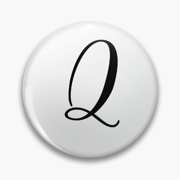 Item preview, Italic Monogram Letter Q designed and sold by JustSeasons.