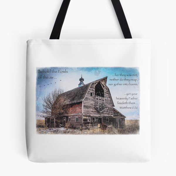 Item preview, Matthew 6:26 (Old Barn & Birds) designed and sold by torg.