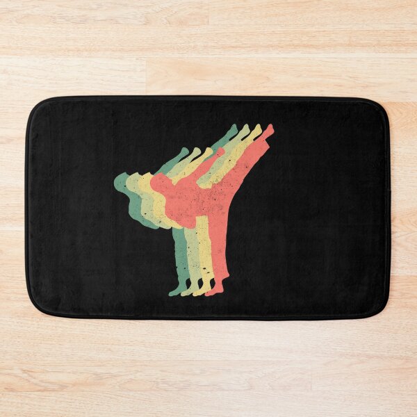 Item preview, Martial Arts High Kick Retro Color Design designed and sold by FunWearVM.