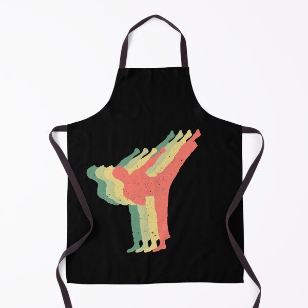 Item preview, Martial Arts High Kick Retro Color Design designed and sold by FunWearVM.
