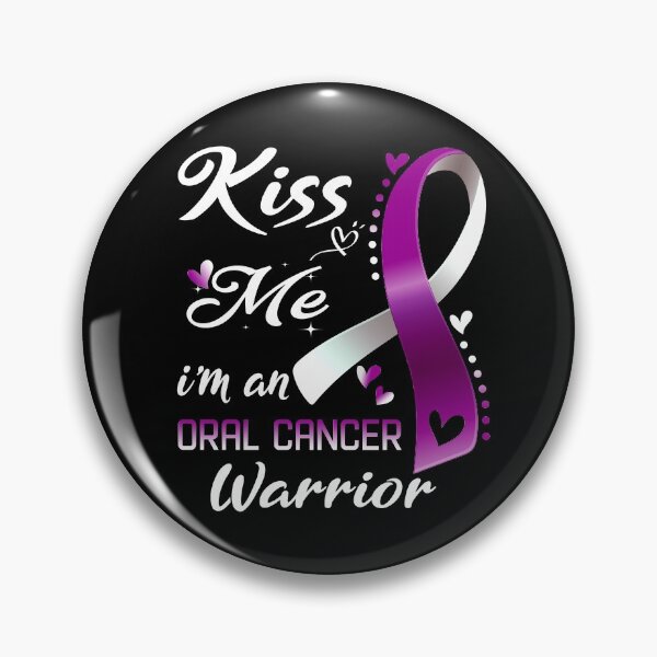 Item preview, Kiss Me I'm An Oral Cancer Warrior designed and sold by hvoid41.