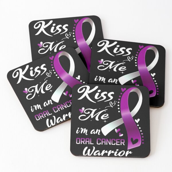 Item preview, Kiss Me I'm An Oral Cancer Warrior designed and sold by hvoid41.