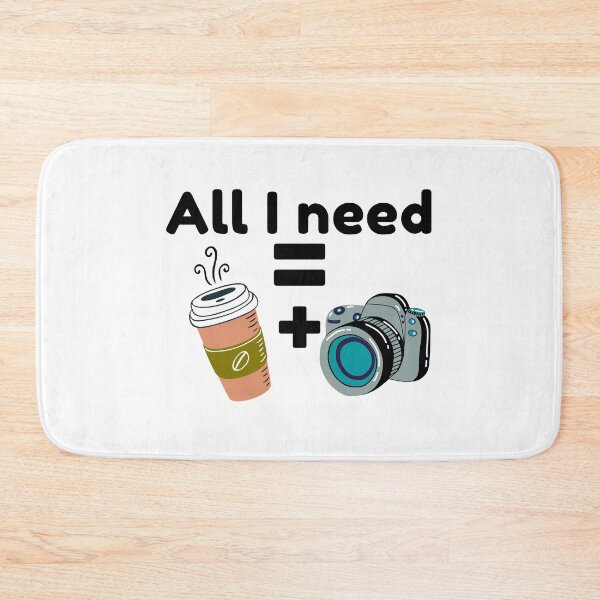 Item preview, All I Need is Coffee and My Camera Equation designed and sold by MalneerAlca.