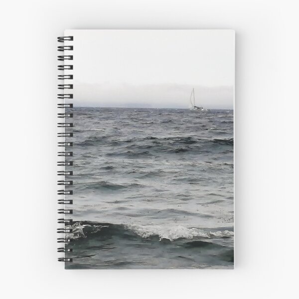 Item preview, Fog Bank, Sailboat, Grey Waters designed and sold by Monica-Stroud.