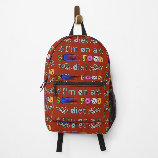Item preview, I'm on a SEE FOOD diet seafood glutton scoff munchies funny designed and sold by SolidEarthArt.