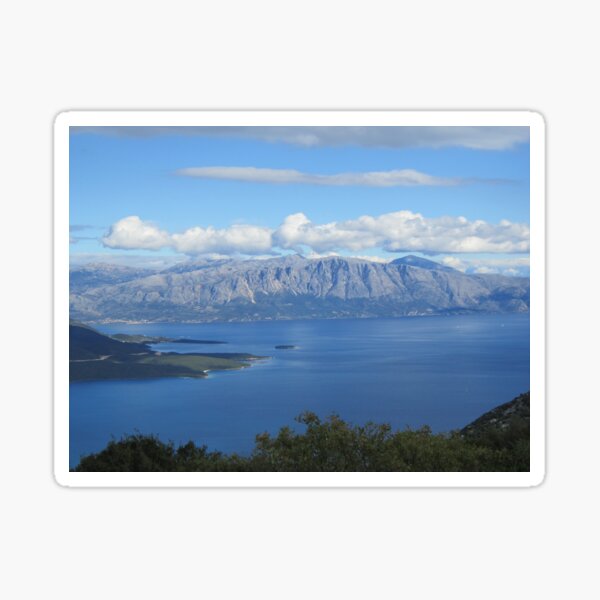 Up to the mountains! Sticker