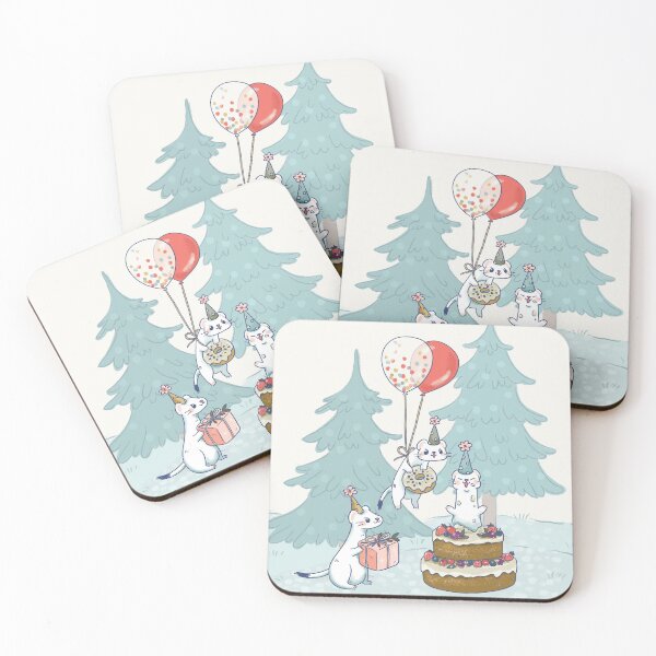 Item preview, Ermine Birthday Party designed and sold by ednama.