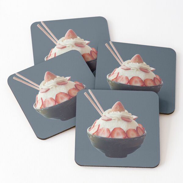 Item preview, Bingsu with Strawberries designed and sold by NerdyByDesign.