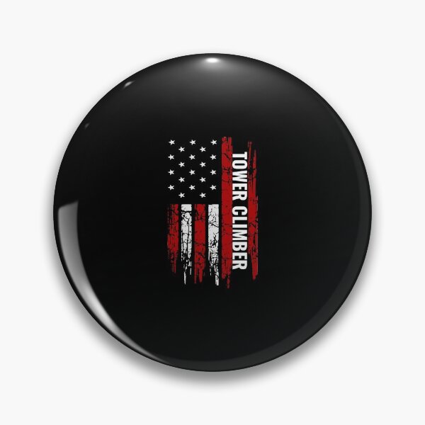 Item preview, Tower Climber American USA Flag Climbing Pullover Hoodie designed and sold by jennynicho.