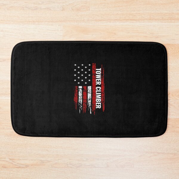 Item preview, Tower Climber American USA Flag Climbing Pullover Hoodie designed and sold by jennynicho.