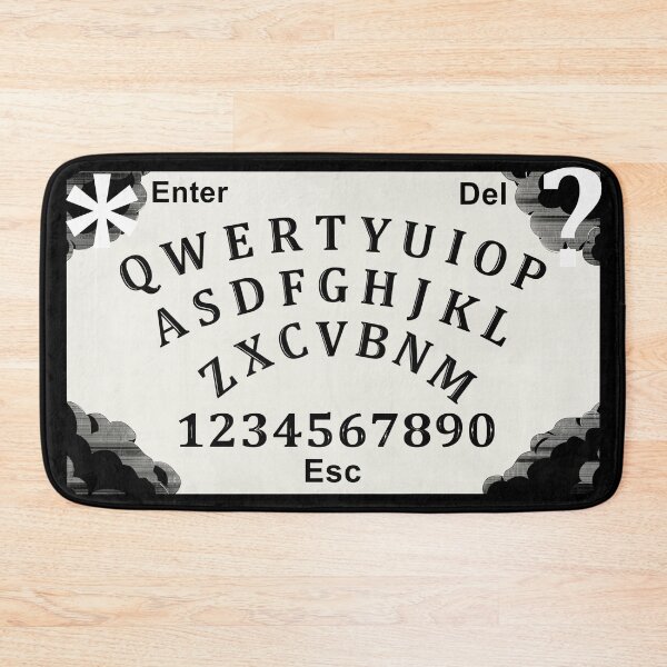 Item preview, International QWERTY Ouijia Board designed and sold by the uncanny forest.