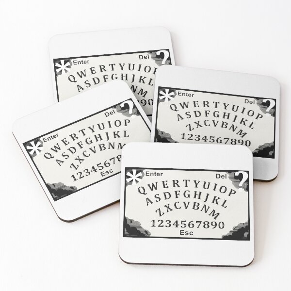 Item preview, Tablero internacional QWERTY Ouijia designed and sold by the uncanny forest.