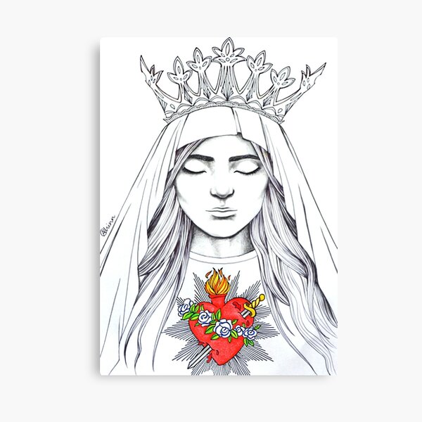 Immaculate Heart of Mary Canvas Print