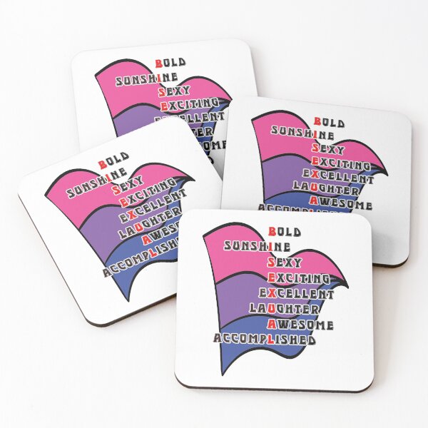 Item preview, Bisexual acrostic on the bi pride flag designed and sold by incurablehippie.