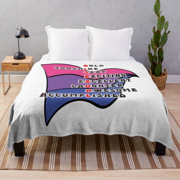 Item preview, Bisexual acrostic on the bi pride flag designed and sold by incurablehippie.