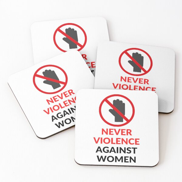 Item preview, never violence against women designed and sold by fashioncollege.