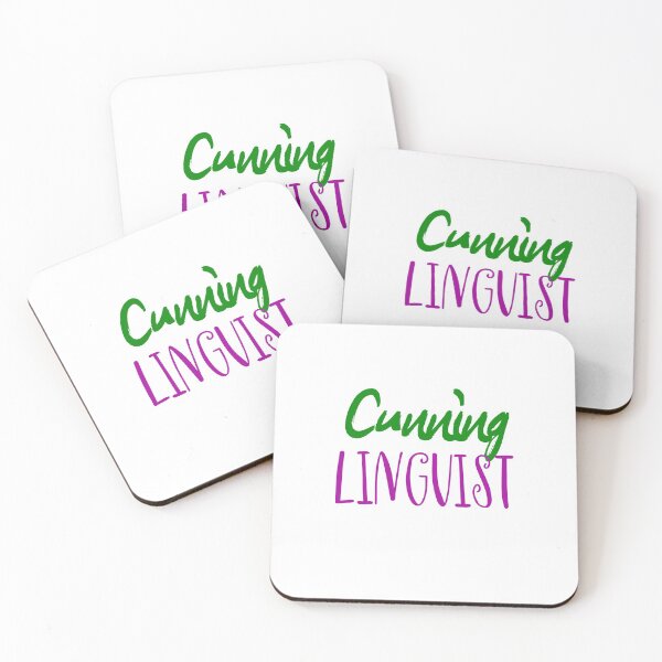 Item preview, Cunning linguist: a cheeky lesbian wordplay joke designed and sold by incurablehippie.
