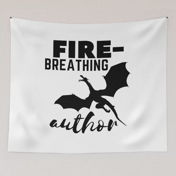 Item preview, Fire-Breathing Author Dragon Author for Writers and Authors designed and sold by MalneerAlca.