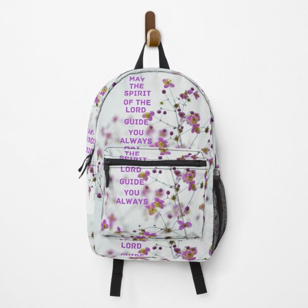 Item preview, The spirit of the Lord quote-pink flowers designed and sold by Mammanation.