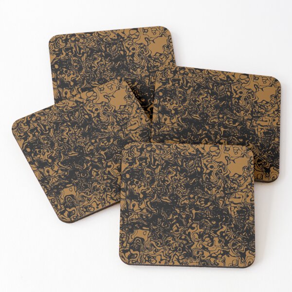 Item preview, Fluid design - black and brown designed and sold by rahilvalani.