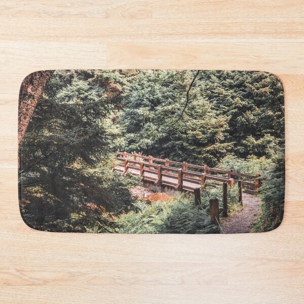Item preview, Forest and Bridge on the Oregon Coast-Fairy Tale Landscape designed and sold by anthonylonder.