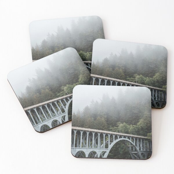 Item preview, Fog on the Oregon Coast at Cape Creek Bridge-Travel Photography designed and sold by anthonylonder.