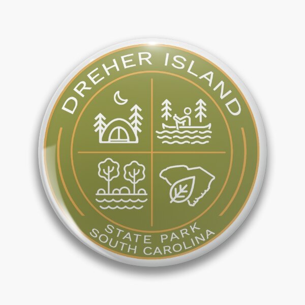 Item preview, Dreher Island State Park Heraldic Logo designed and sold by VanyaKar.
