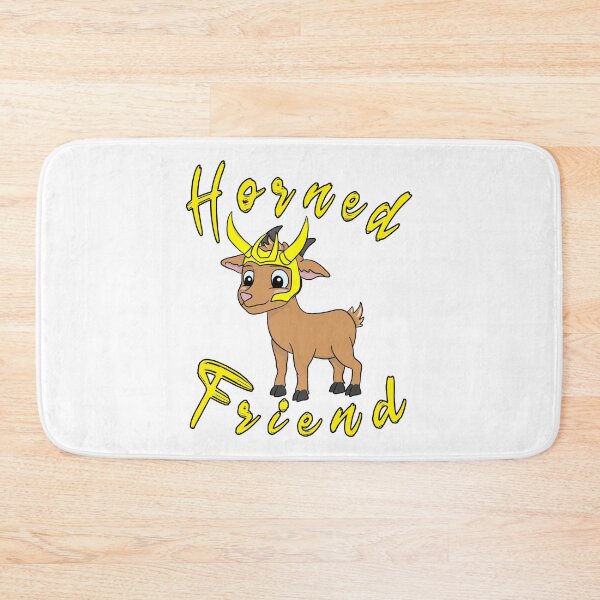 Item preview, Horned Friend Trickster Goat designed and sold by MinaMonsterMash.